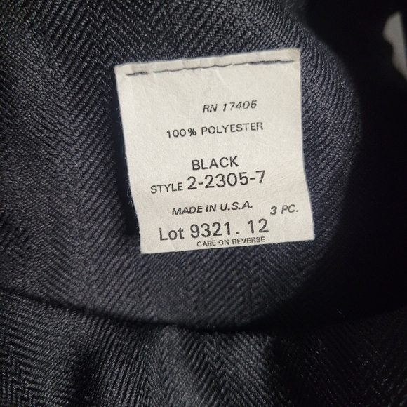 Habits Black 2 Piece Sleeveless Dress And Button Jacket Blazer Set Size 12 - Picture 7 of 13